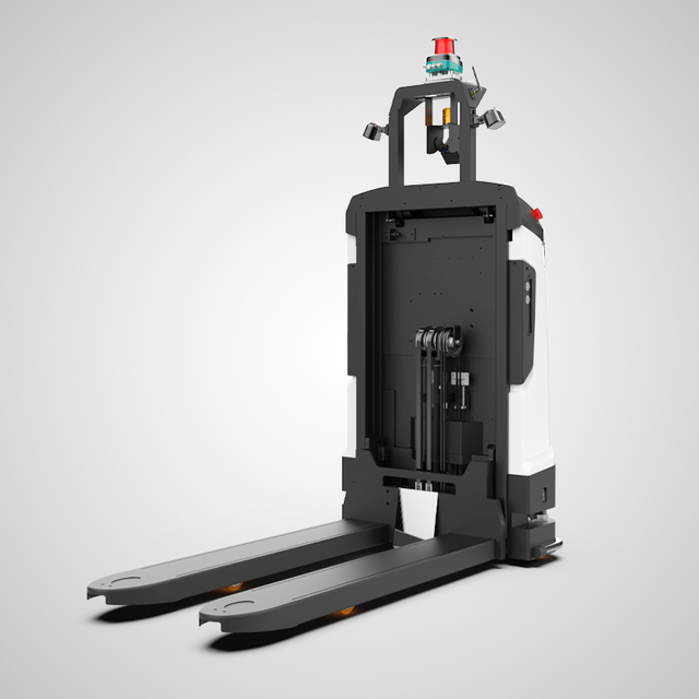 Robot carretilla elevadora inteligente AMV10 |Manipulación y apilamiento móvil omnidireccional